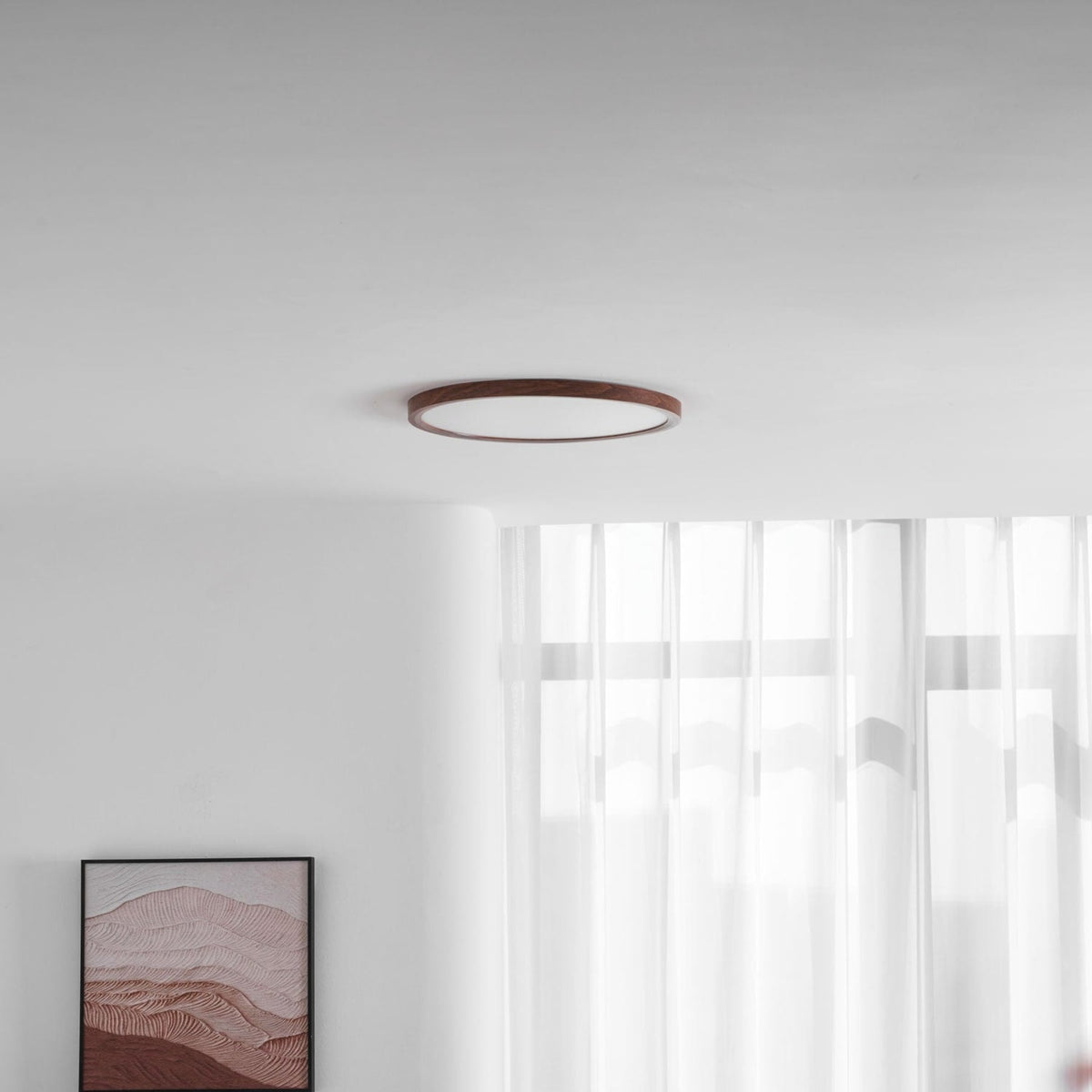 Minimalist Abs Slim Profile Ceiling Light 1-Light