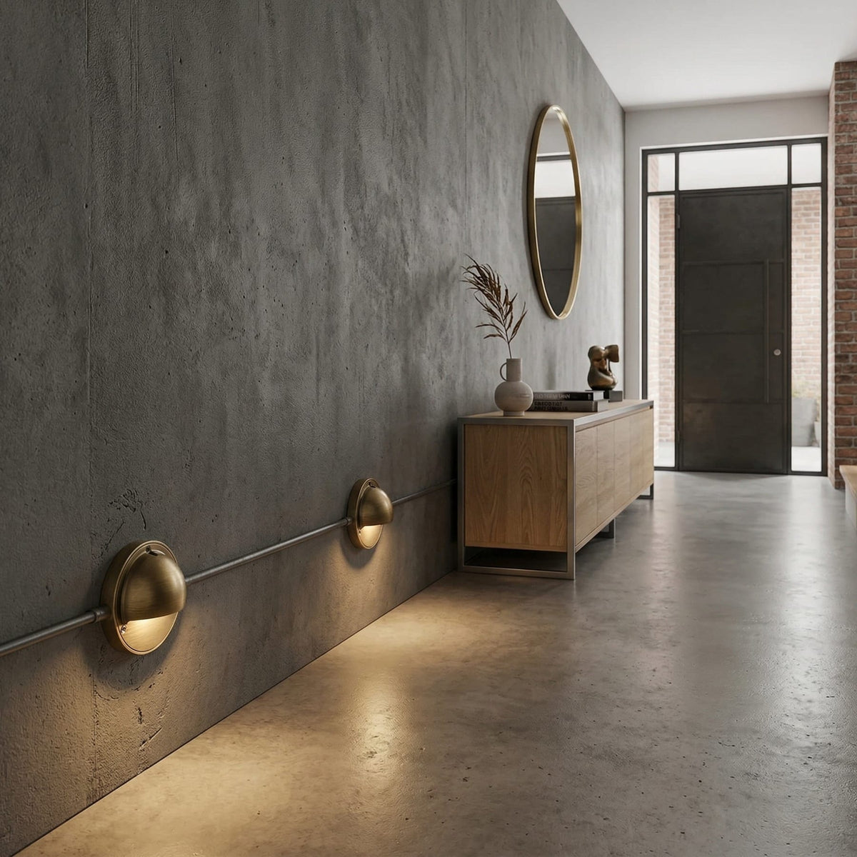 Modern Copper Dimmable Tri-Colour Wall Light 1-Light