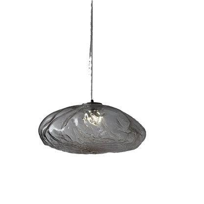 Minimalist Glass Adjustable Cable Pendant Light 1-Light