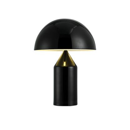 Contemporary Metal Sculptural Base Table Lamp 1-Light