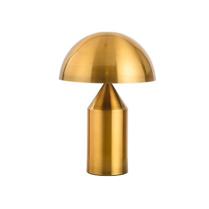 Contemporary Metal Sculptural Base Table Lamp 1-Light