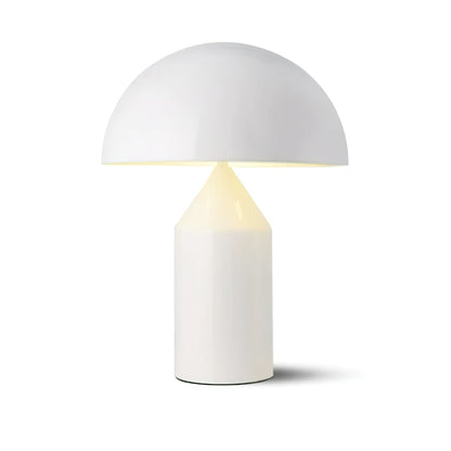 Contemporary Metal Sculptural Base Table Lamp 1-Light