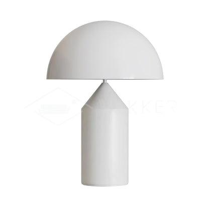 Contemporary Metal Sculptural Base Table Lamp 1-Light