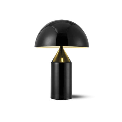Contemporary Metal Sculptural Base Table Lamp 1-Light