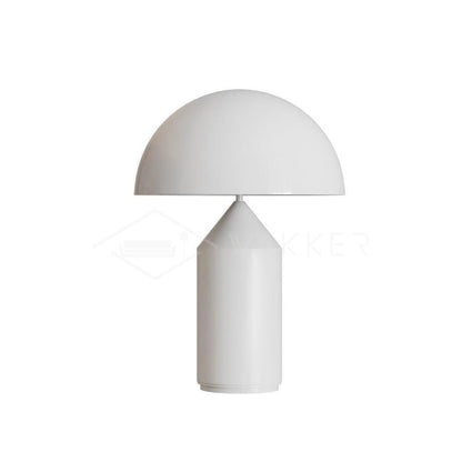 Contemporary Metal Sculptural Base Table Lamp 1-Light
