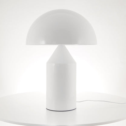 Contemporary Metal Sculptural Base Table Lamp 1-Light