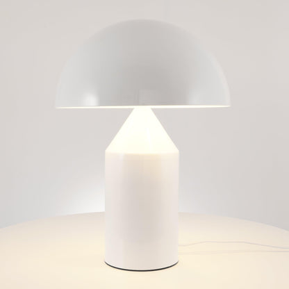 Contemporary Metal Sculptural Base Table Lamp 1-Light