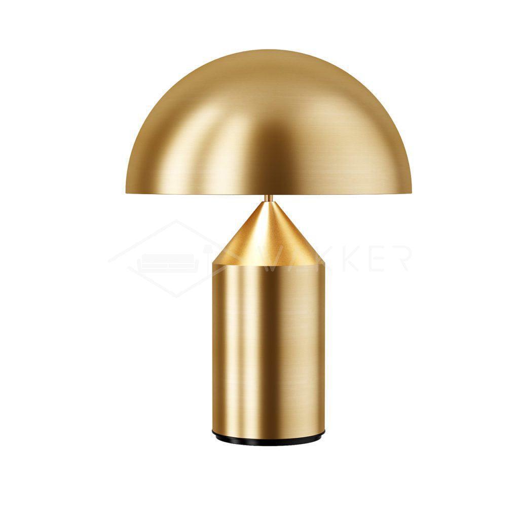 Contemporary Metal Sculptural Base Table Lamp 1-Light