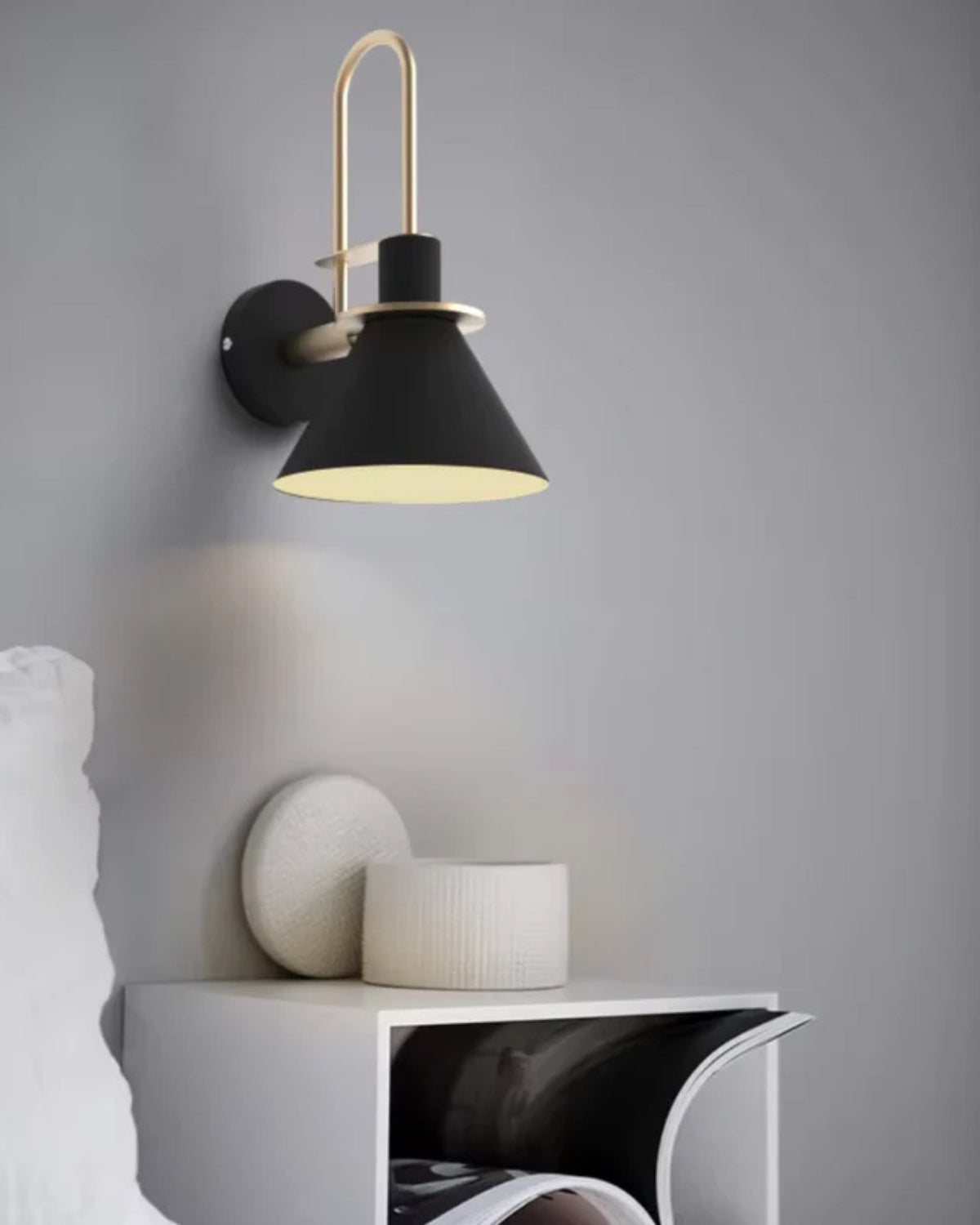 Contemporary Cone Wall Sconce 1-Light