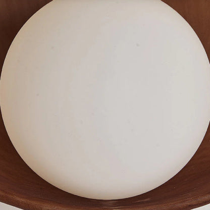 Contemporary Glass Round 1-Light Wall Sconce