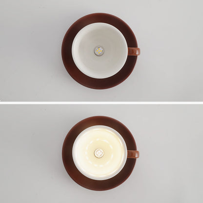 Modern Ceramic Semi-Flush Ceiling Light 1-Light