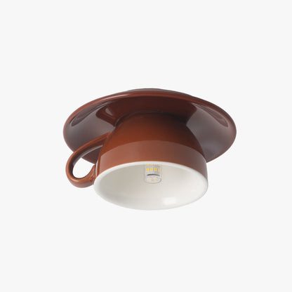 Modern Ceramic Semi-Flush Ceiling Light 1-Light