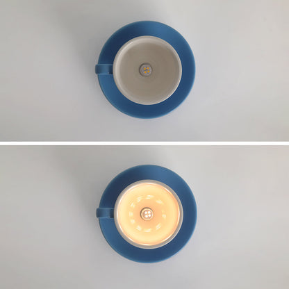 Modern Ceramic Semi-Flush Ceiling Light 1-Light