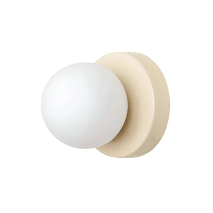Nordic Glass Globe Wall Sconce LED 1-Light