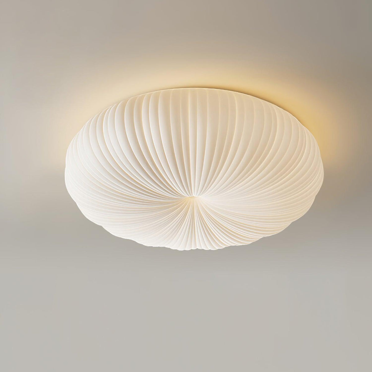 Contemporary Acrylic Low-Profile Flush Ceiling Light 1-Light