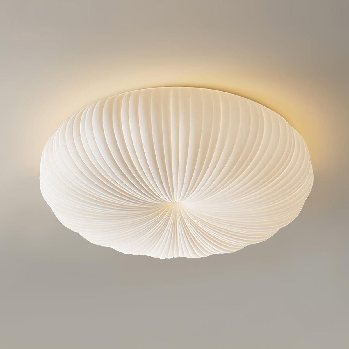 Contemporary Acrylic Low-Profile Flush Ceiling Light 1-Light