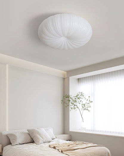 Contemporary Acrylic Low-Profile Flush Ceiling Light 1-Light