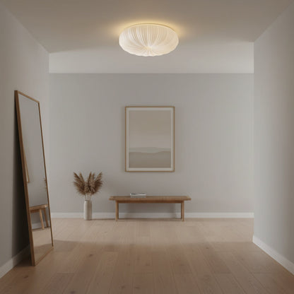 Contemporary Acrylic Low-Profile Flush Ceiling Light 1-Light