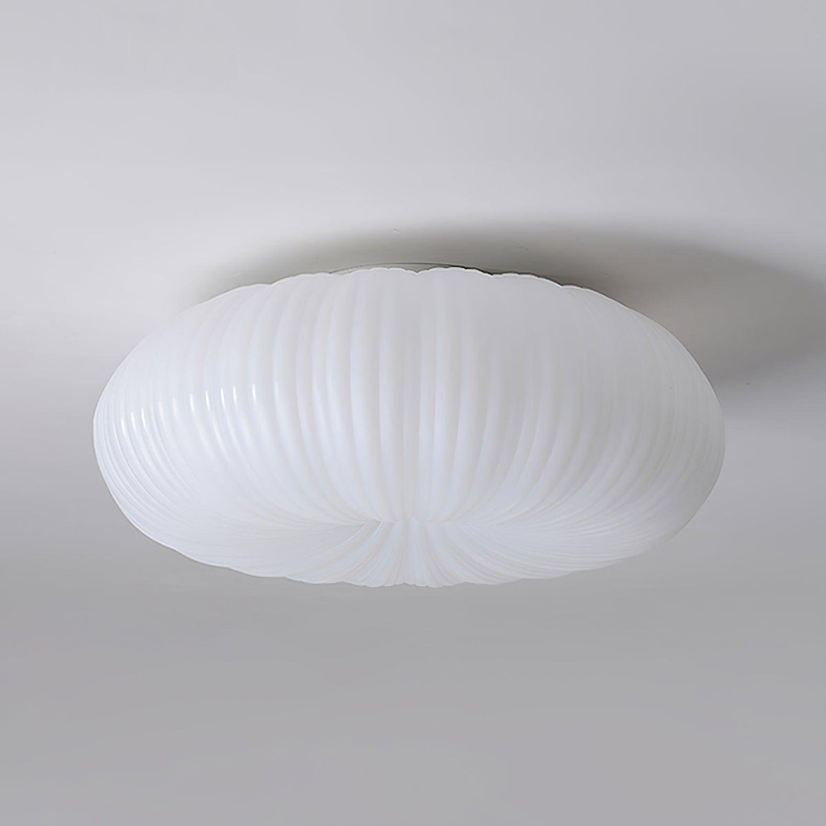 Contemporary Acrylic Low-Profile Flush Ceiling Light 1-Light