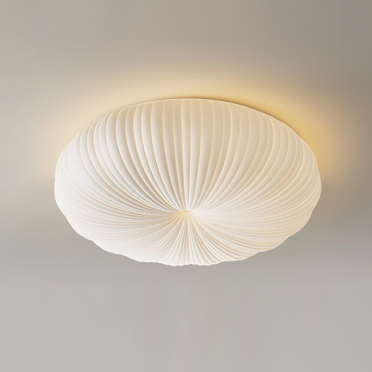 Contemporary Acrylic Low-Profile Flush Ceiling Light 1-Light