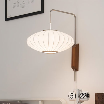 Contemporary Polymer Pull Chain Wall Light 1-Light