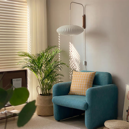 Contemporary Polymer Pull Chain Wall Light 1-Light