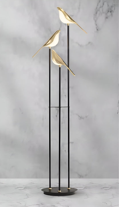 Modern Acrylic 3 Heads Floor Lamp 3-Light