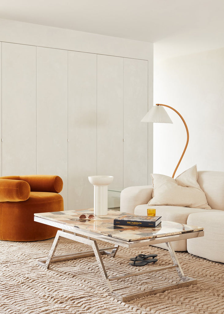 Contemporary Fabric Pleated Shade Floor Lamp 1-Light