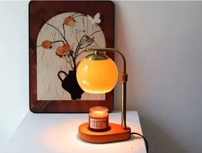 Modern Wood Table Lamp 1-Light