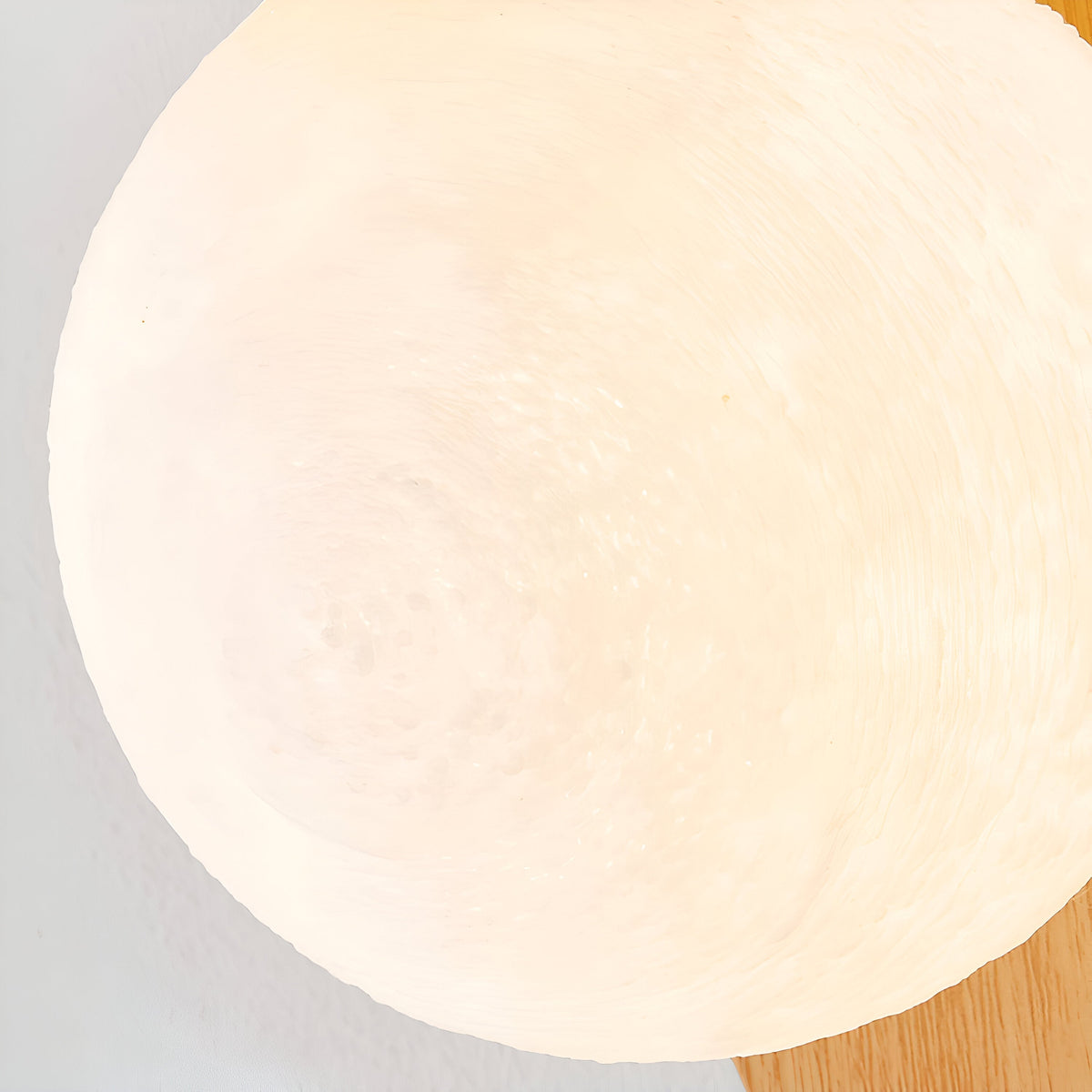 Scandinavian Wood Globe Wall Sconce LED 1-Light