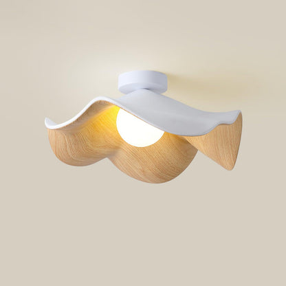 Contemporary Resin Globe Diffuser Ceiling Light 1-Light