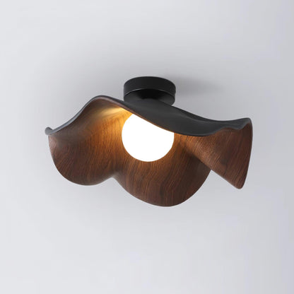 Contemporary Resin Globe Diffuser Ceiling Light 1-Light