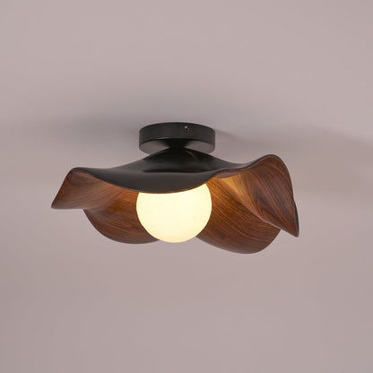 Contemporary Resin Globe Diffuser Ceiling Light 1-Light