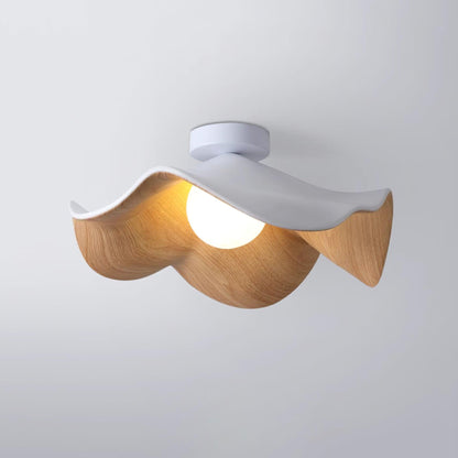Contemporary Resin Globe Diffuser Ceiling Light 1-Light