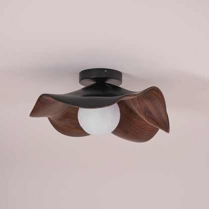 Contemporary Resin Globe Diffuser Ceiling Light 1-Light
