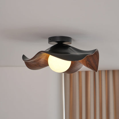 Contemporary Resin Globe Diffuser Ceiling Light 1-Light