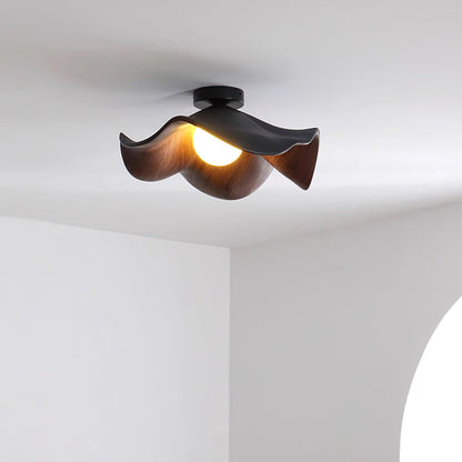Contemporary Resin Globe Diffuser Ceiling Light 1-Light