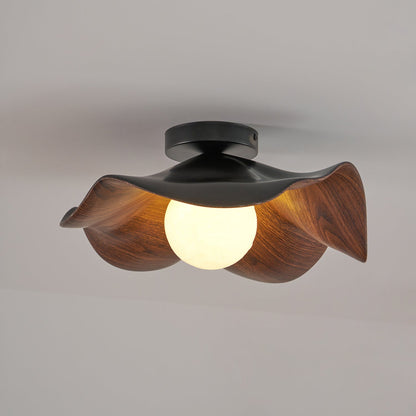 Contemporary Resin Globe Diffuser Ceiling Light 1-Light