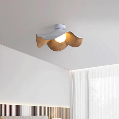 Contemporary Resin Globe Diffuser Ceiling Light 1-Light