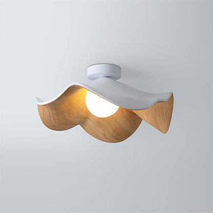 Contemporary Resin Globe Diffuser Ceiling Light 1-Light