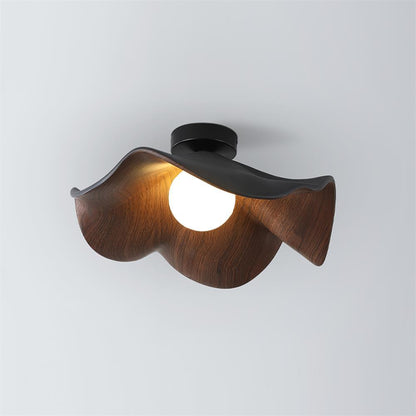 Contemporary Resin Globe Diffuser Ceiling Light 1-Light