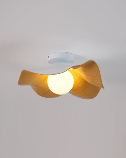 Contemporary Resin Globe Diffuser Ceiling Light 1-Light