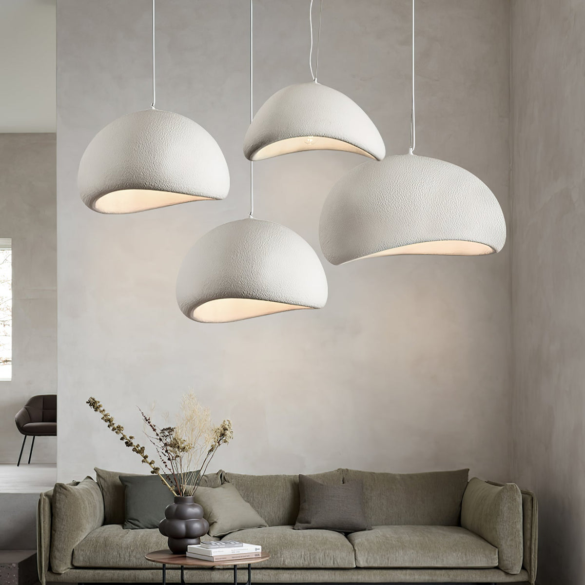 Contemporary Minimalist Dome LED Pendant Light 1-Light