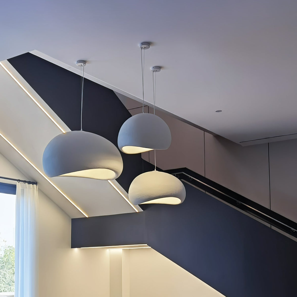 Contemporary Minimalist Dome LED Pendant Light 1-Light