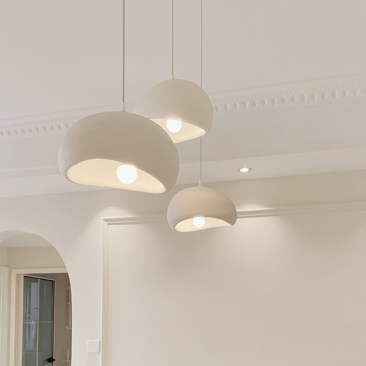 Contemporary Minimalist Dome LED Pendant Light 1-Light