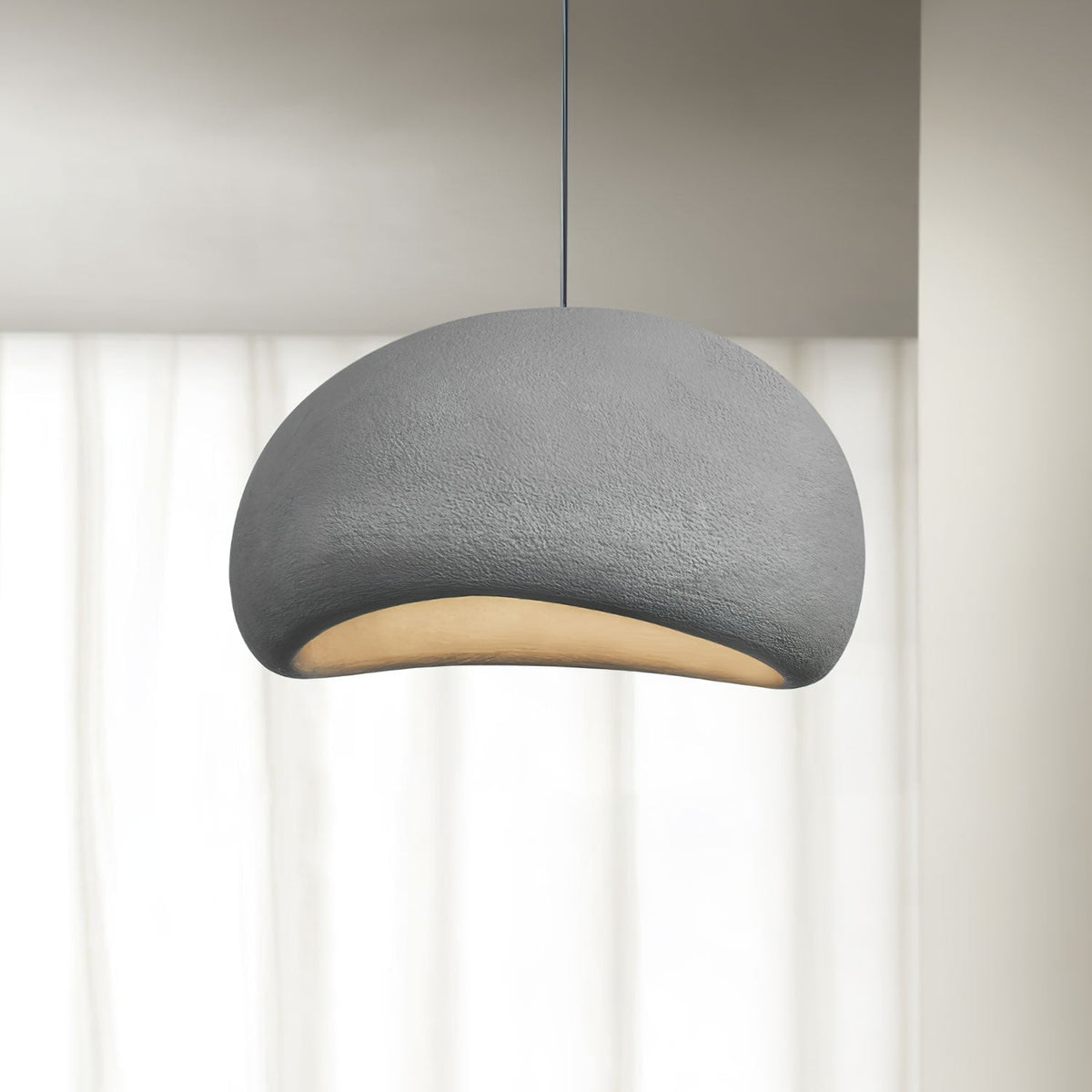 Contemporary Minimalist Dome LED Pendant Light 1-Light