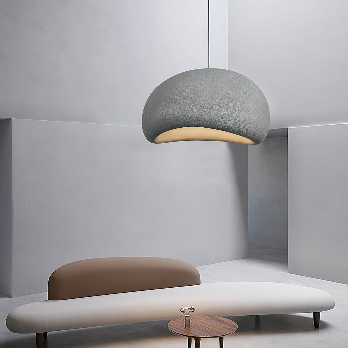 Contemporary Minimalist Dome LED Pendant Light 1-Light