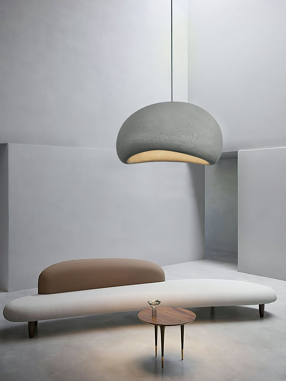 Contemporary Minimalist Dome LED Pendant Light 1-Light