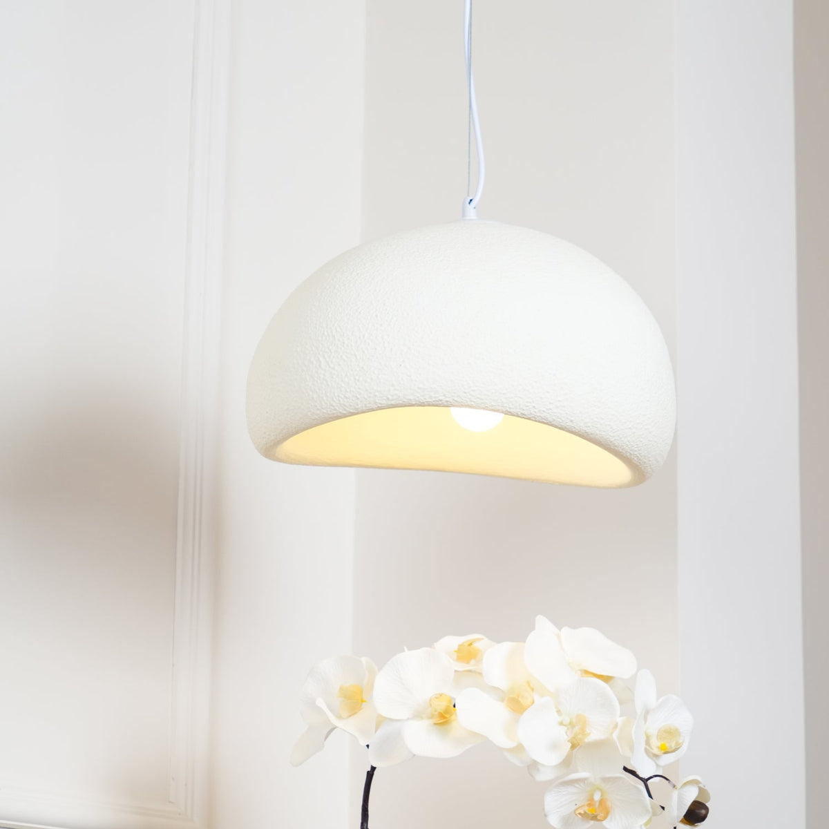 Contemporary Minimalist Dome LED Pendant Light 1-Light