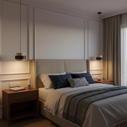 Contemporary Travertine Downlight Pendant Light